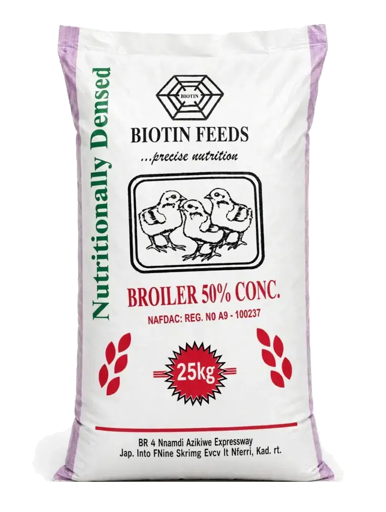 Biotin Feeds Broiler 50% Concentrate bag