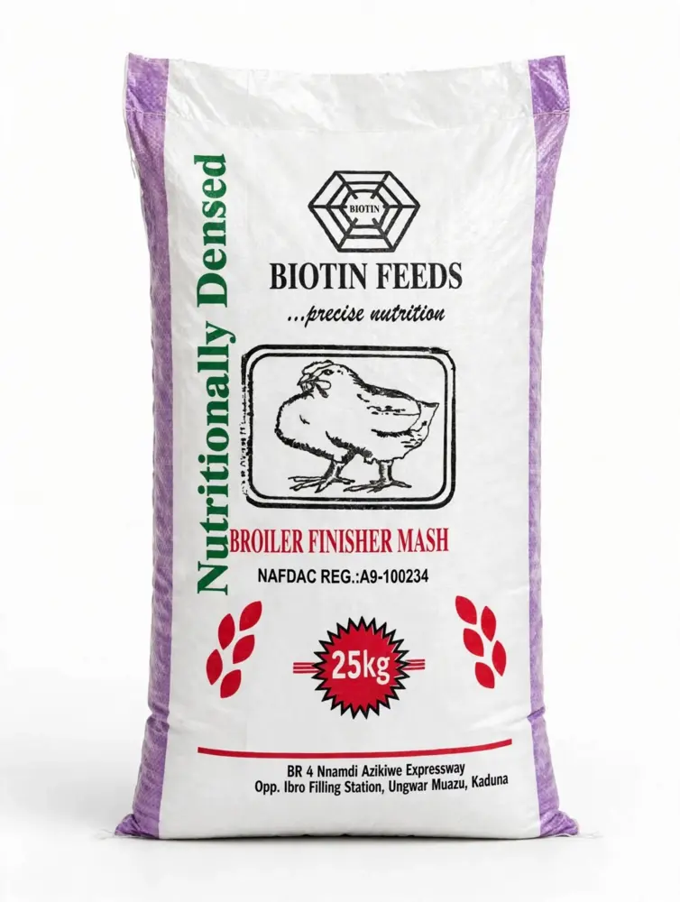 Biotin Feeds Broiler Finisher Mash bag
