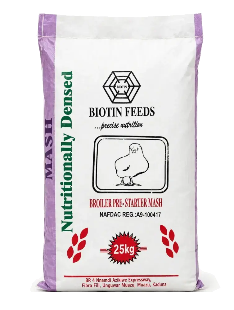 Biotin Feeds Broiler Pre-Starter Mash bag