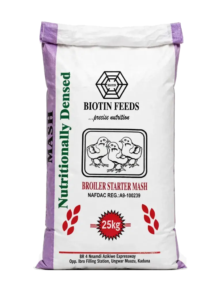 Biotin Feeds Broiler Starter Mash bag