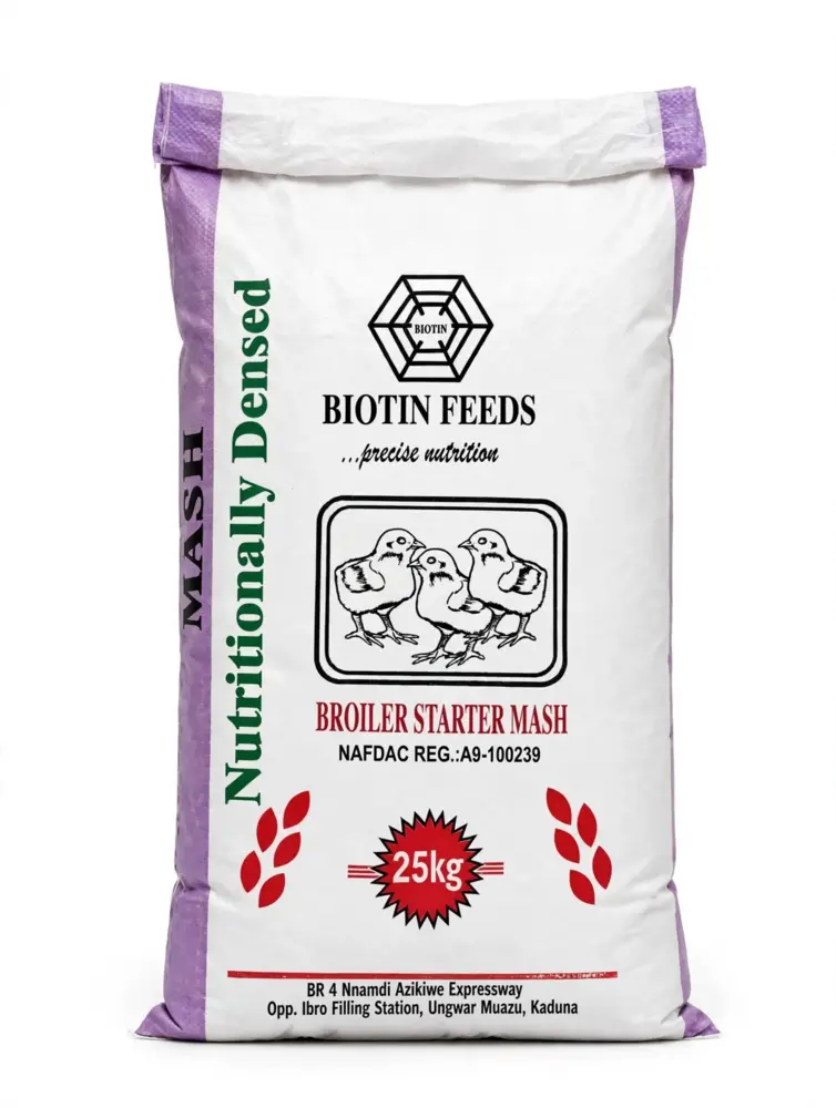 Biotin Feeds Broiler Starter Mash bag