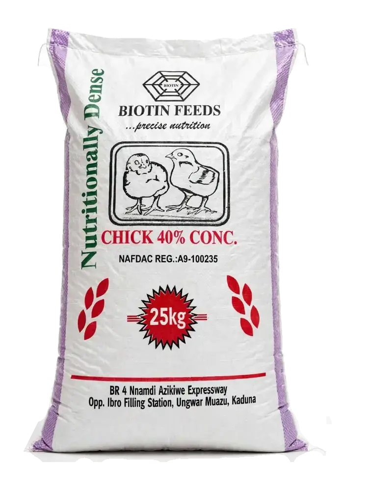 Biotin Feeds Chick 40% Concentrate bag