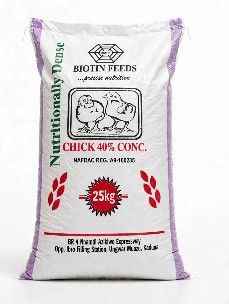 Biotin Feeds Chick 40% Concentrate bag