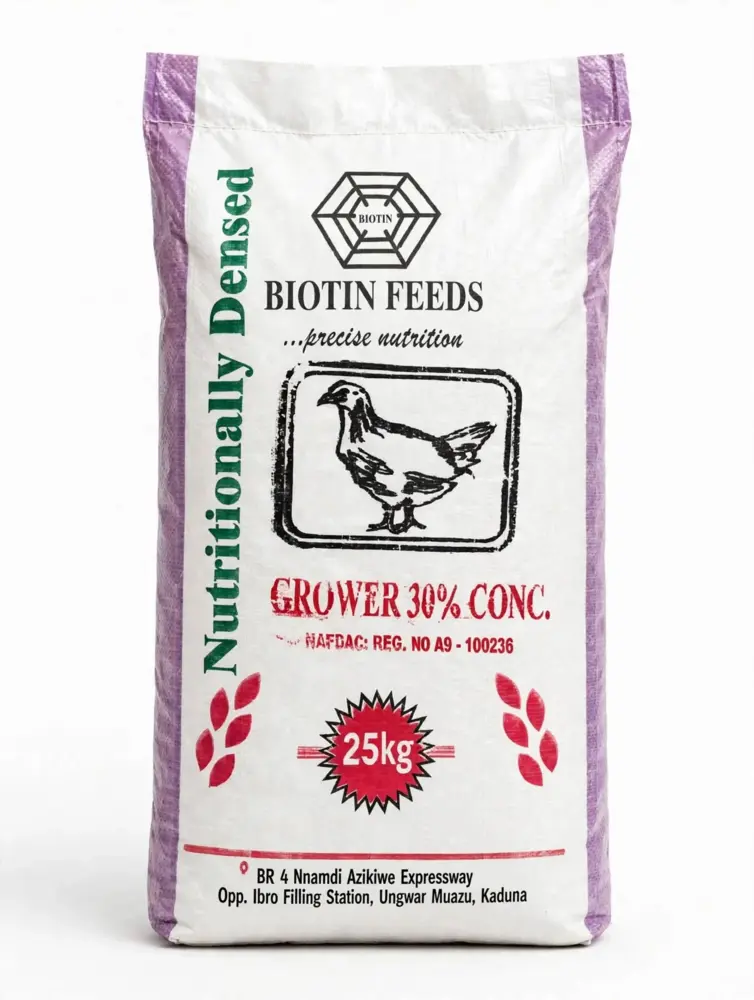 Biotin Feeds Grower 30% Concentrate bag