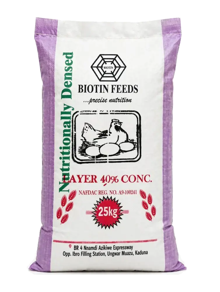 Biotin Feeds Layer 40% Concentrate bag