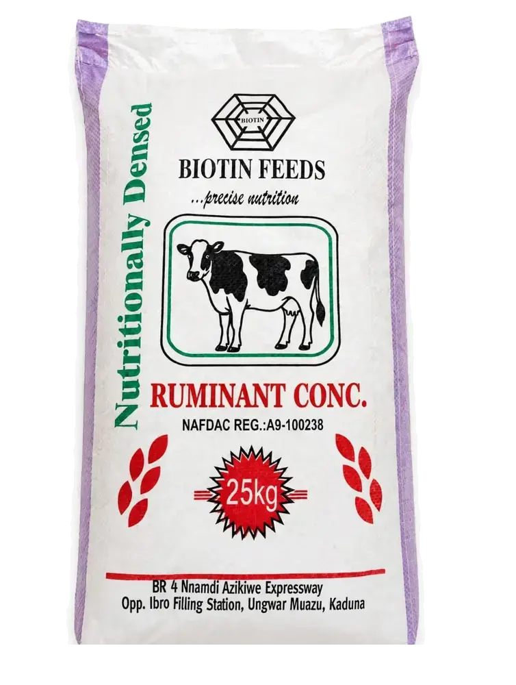 Biotin Feeds Ruminant Concentrate bag