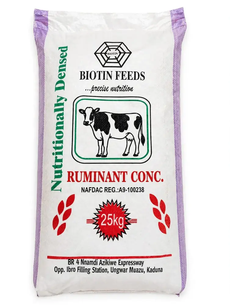 Biotin Feeds Ruminant Concentrate bag